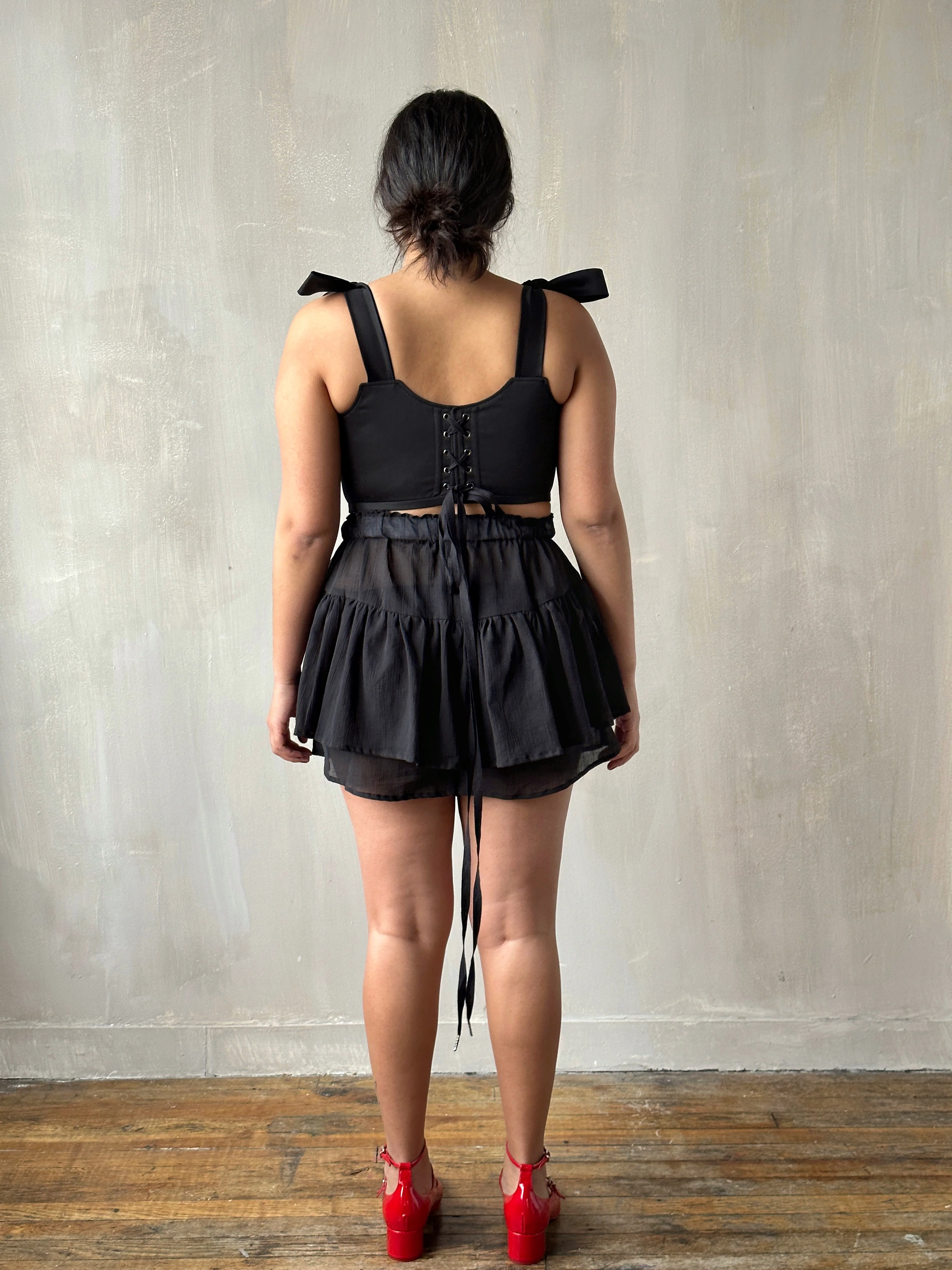 Cotton Voile Black Bloomers - Image 4