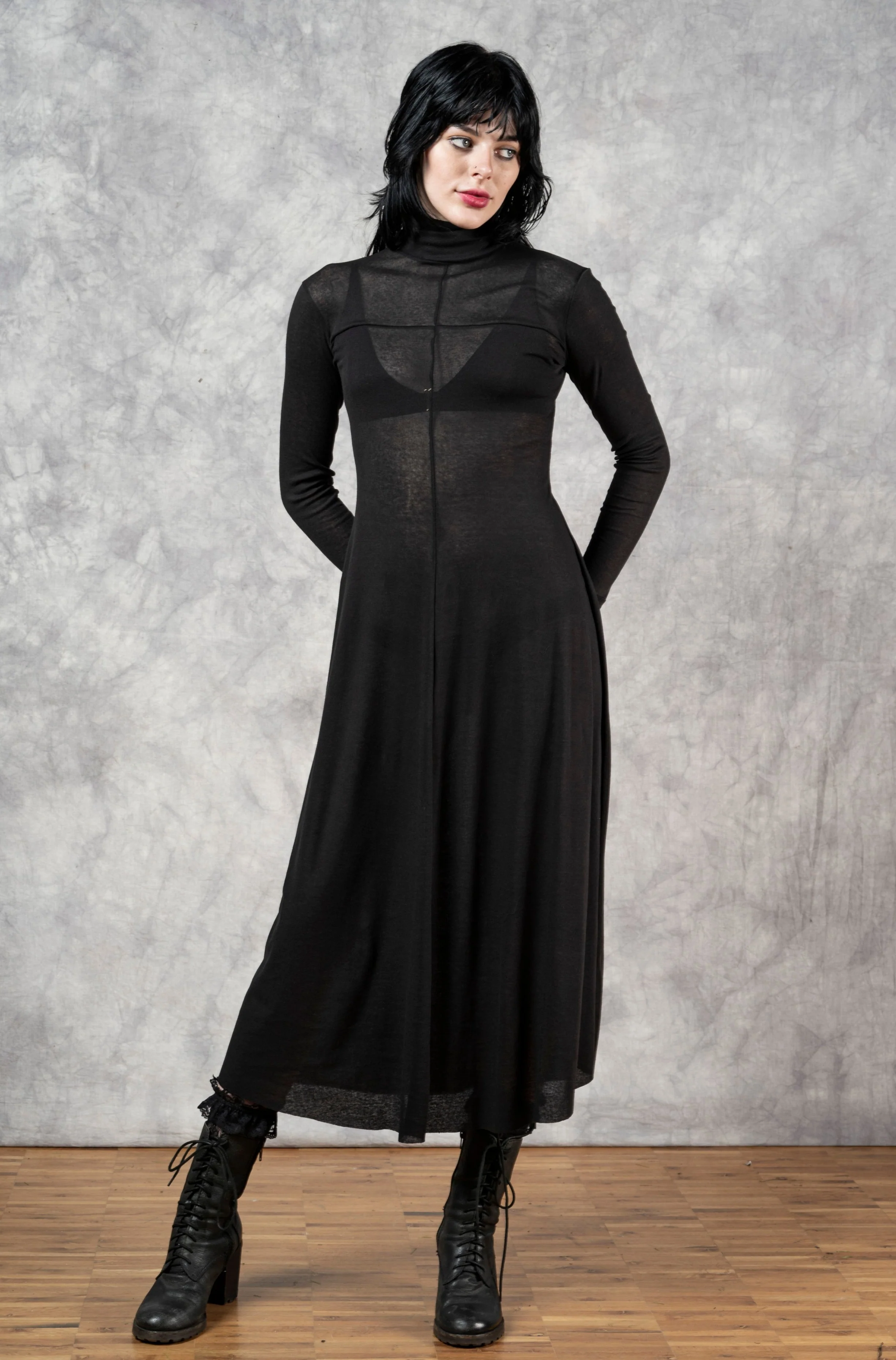 Cross-Seam Maxi Dress - Image 10