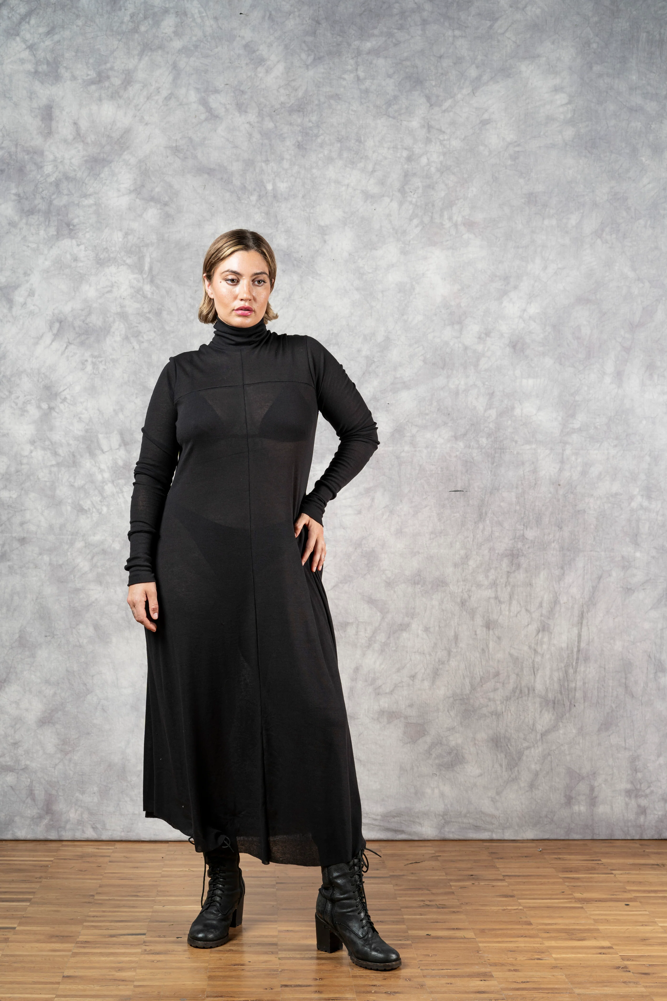 Cross-Seam Maxi Dress - Image 19