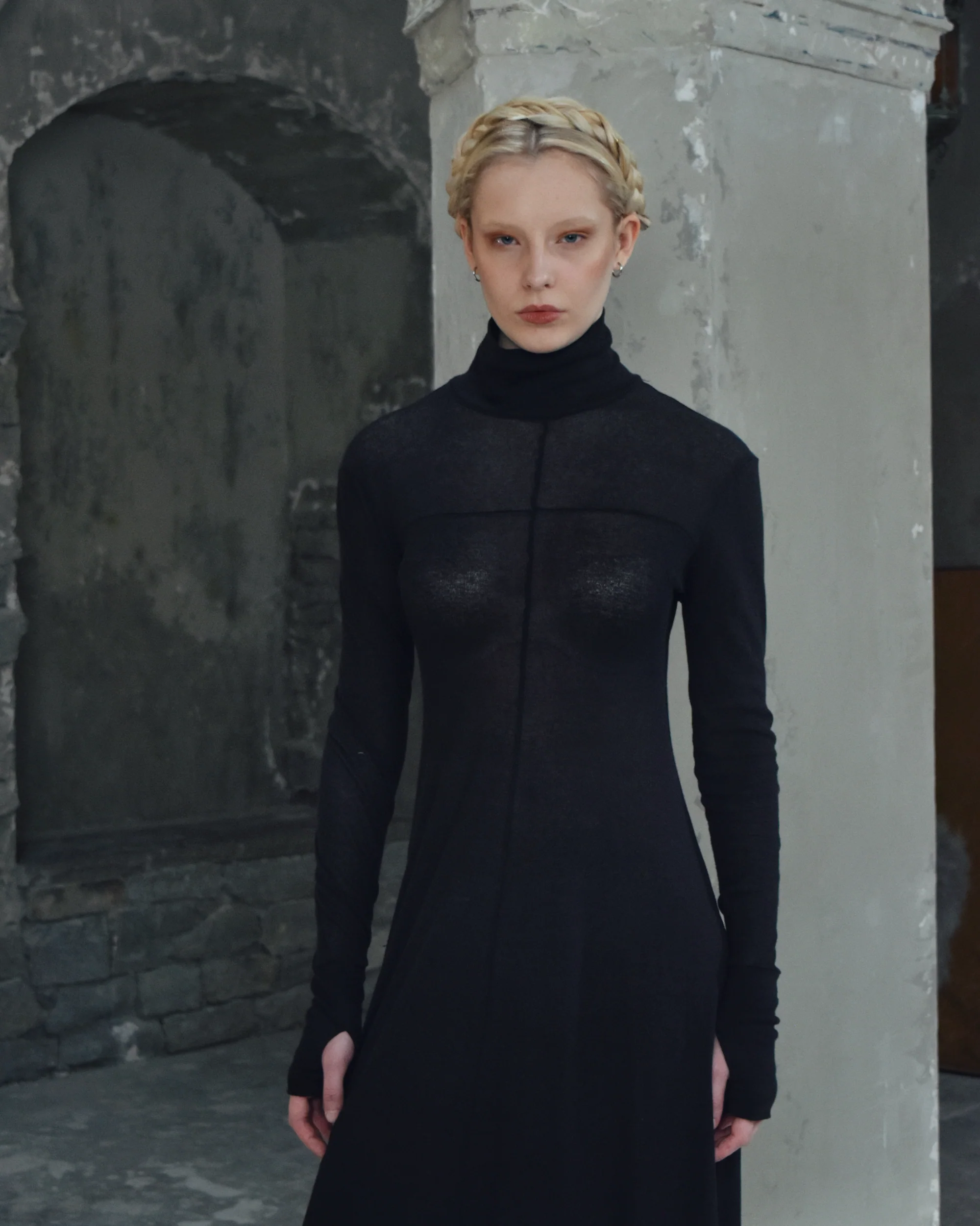 Cross-Seam Maxi Dress - Image 5