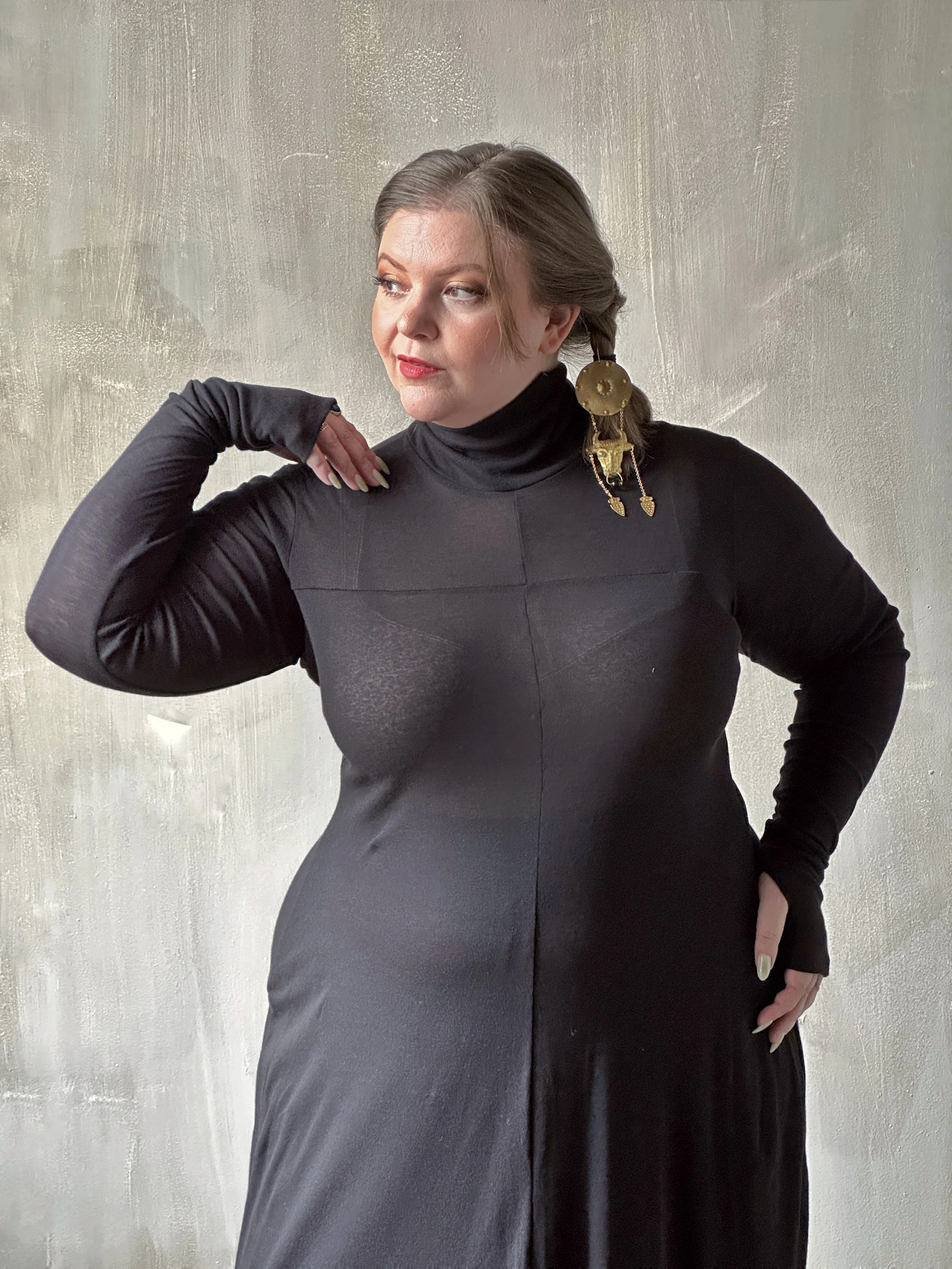 Cross-Seam Maxi Dress - Image 8