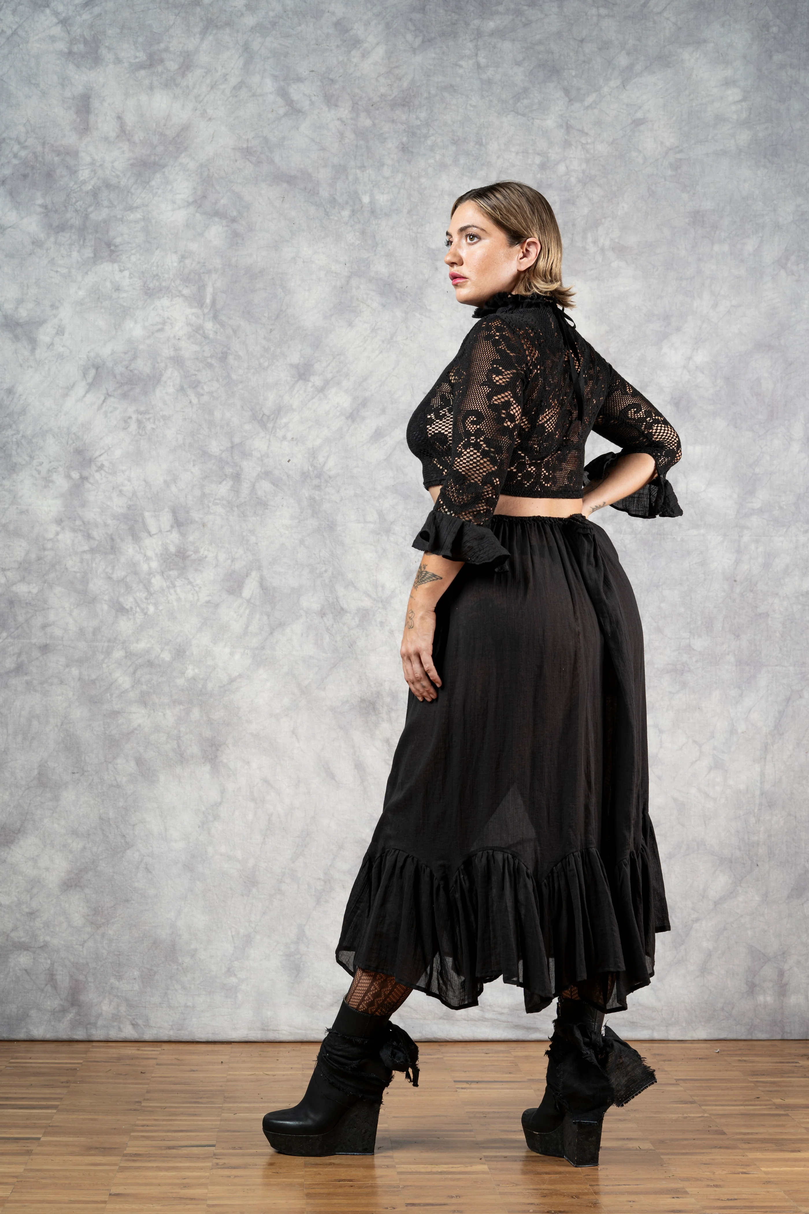 Semi-Sheer Petticoat Skirt - Image 8