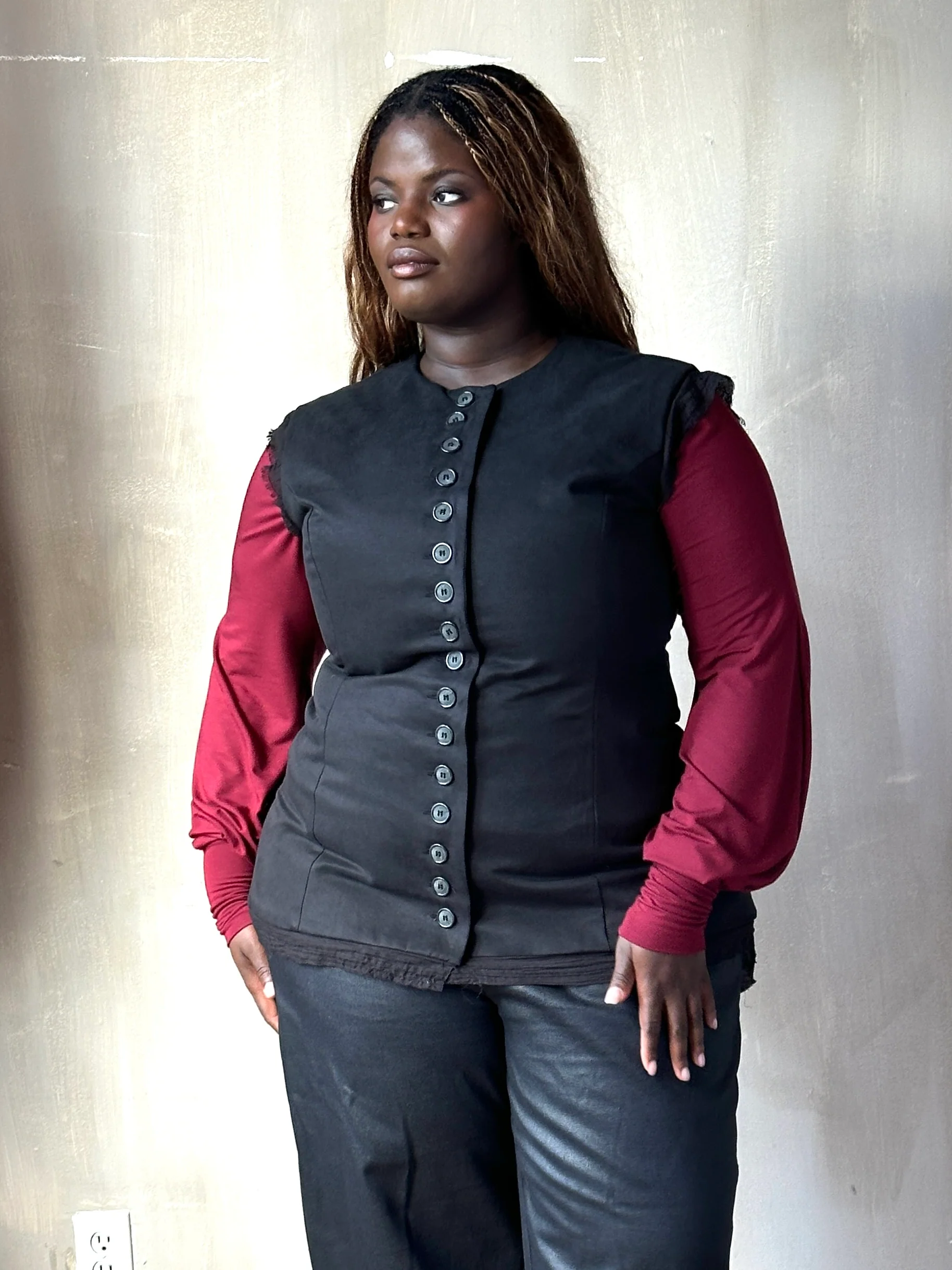 FW25: Button Tails Vest (In Stock) - Image 4