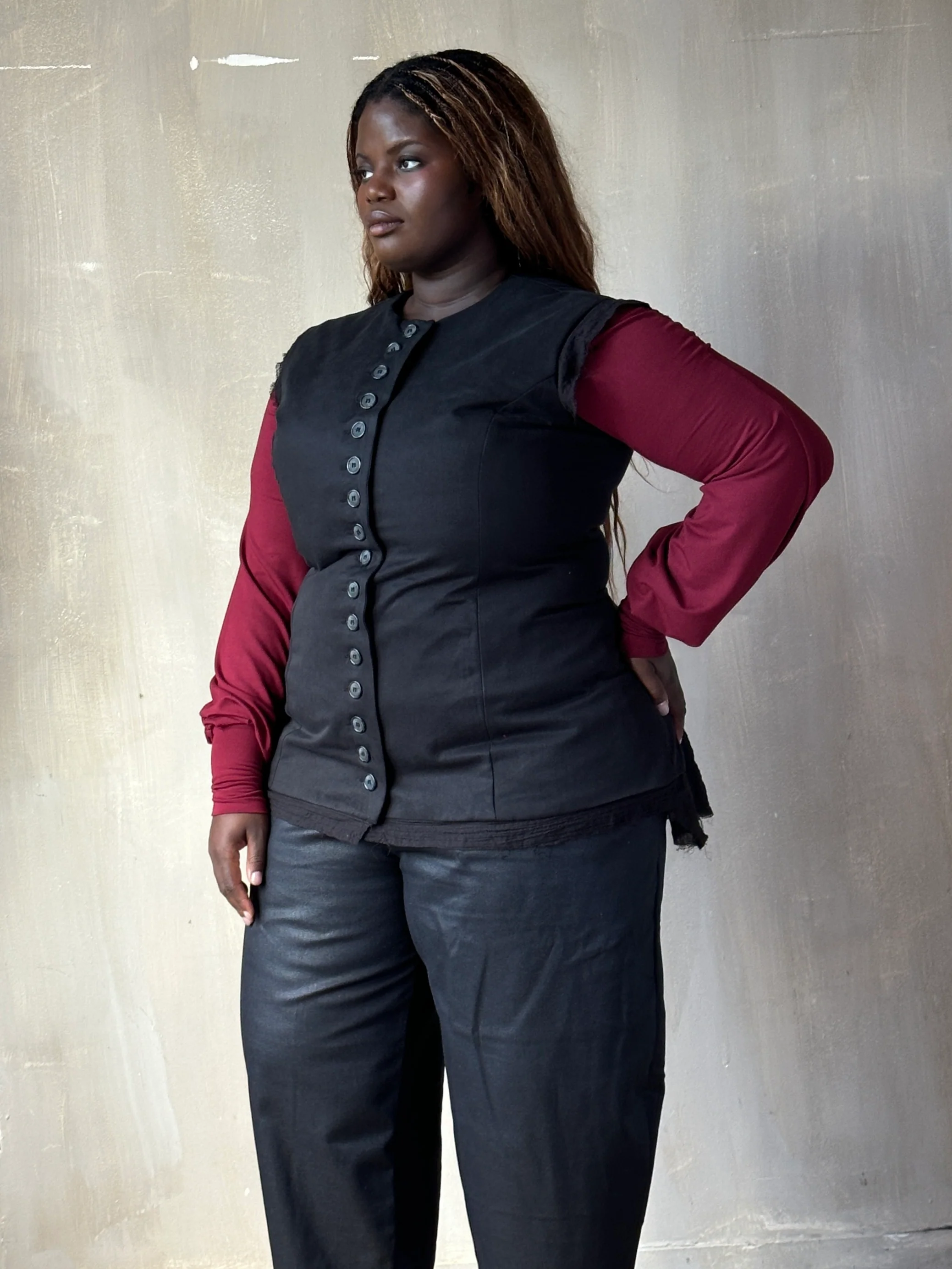 FW25: Button Tails Vest (In Stock) - Image 5