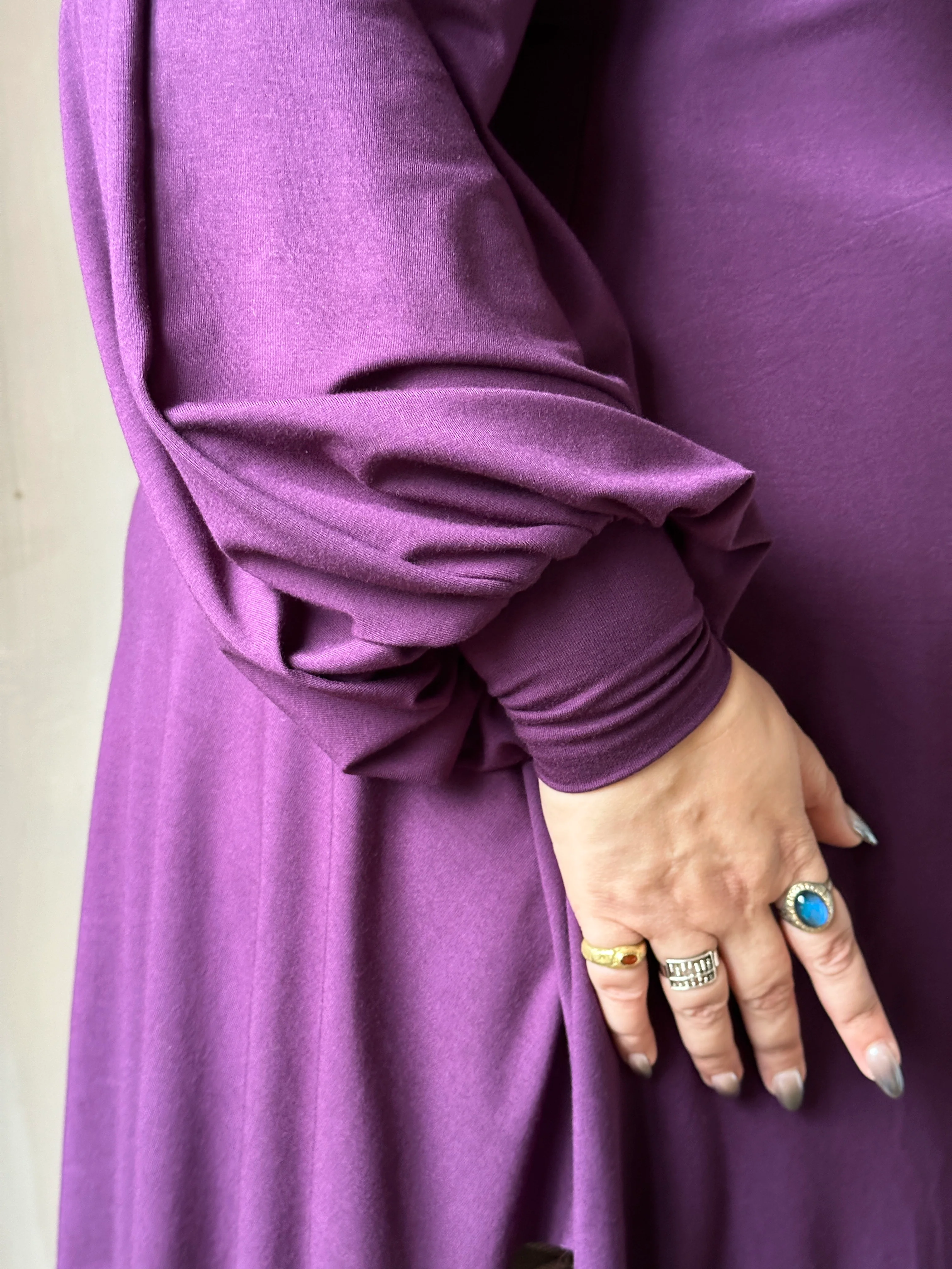 Holiday '24: Bishop Sleeve Mini Dress in Nightshade Purple - Image 13