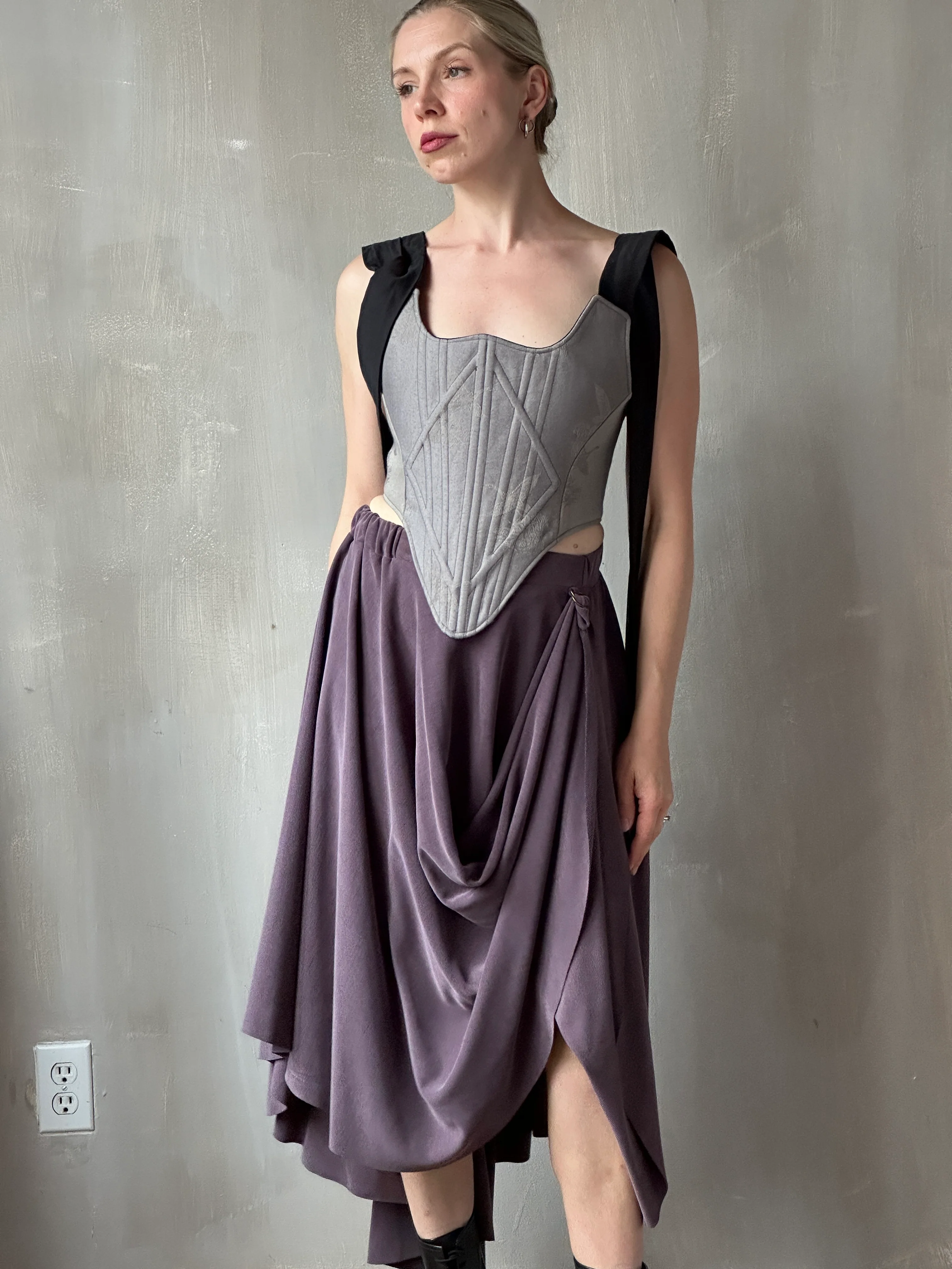 FW25: Pastorale Skirt in Dusty Amethyst Cupro (Pre-Order, Limited Edition) - Image 19