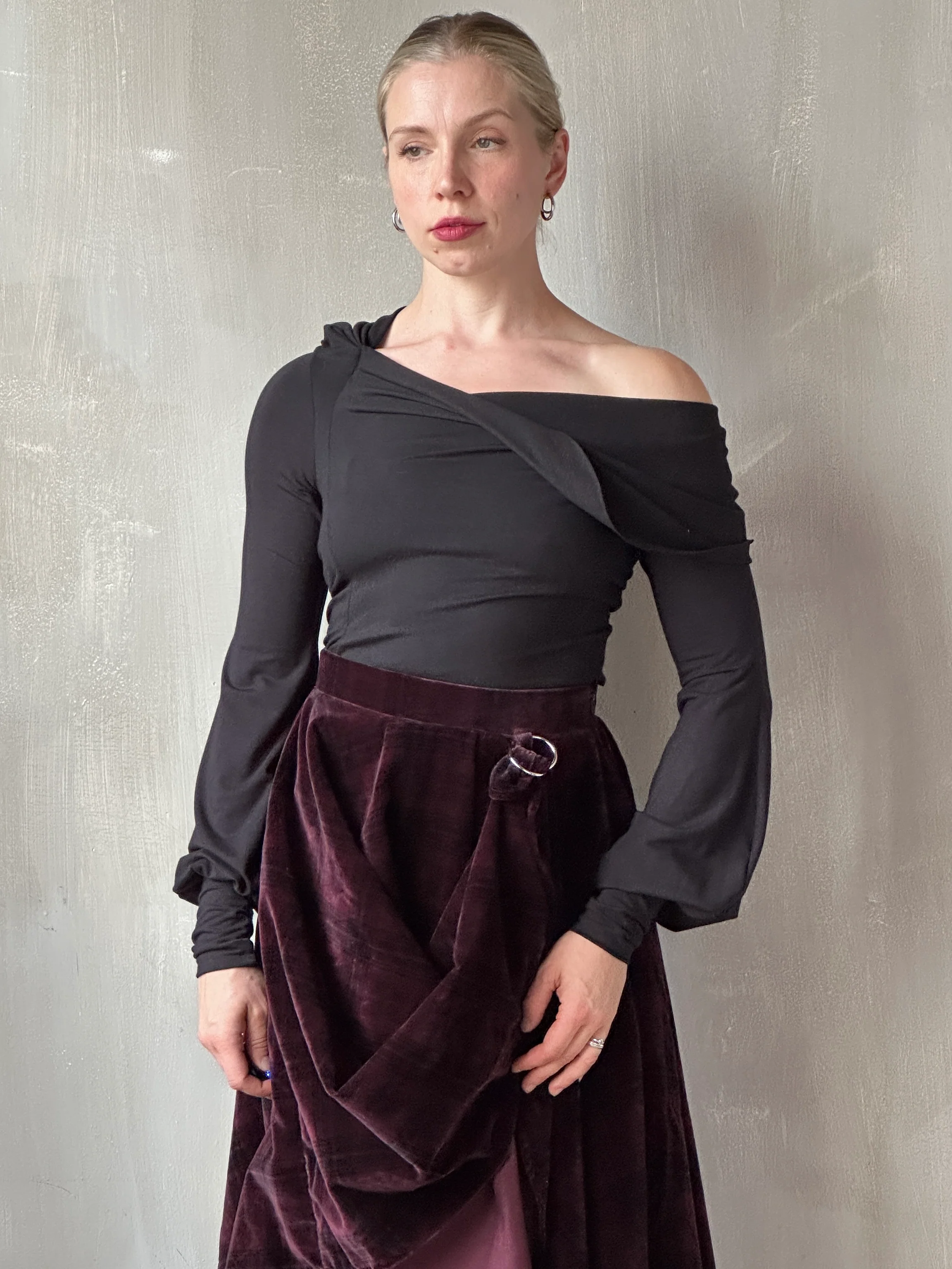 FW25: "Psyche" Pastorale Bodice and Skirt in Wine Tartan (Pre-Order) - Image 29