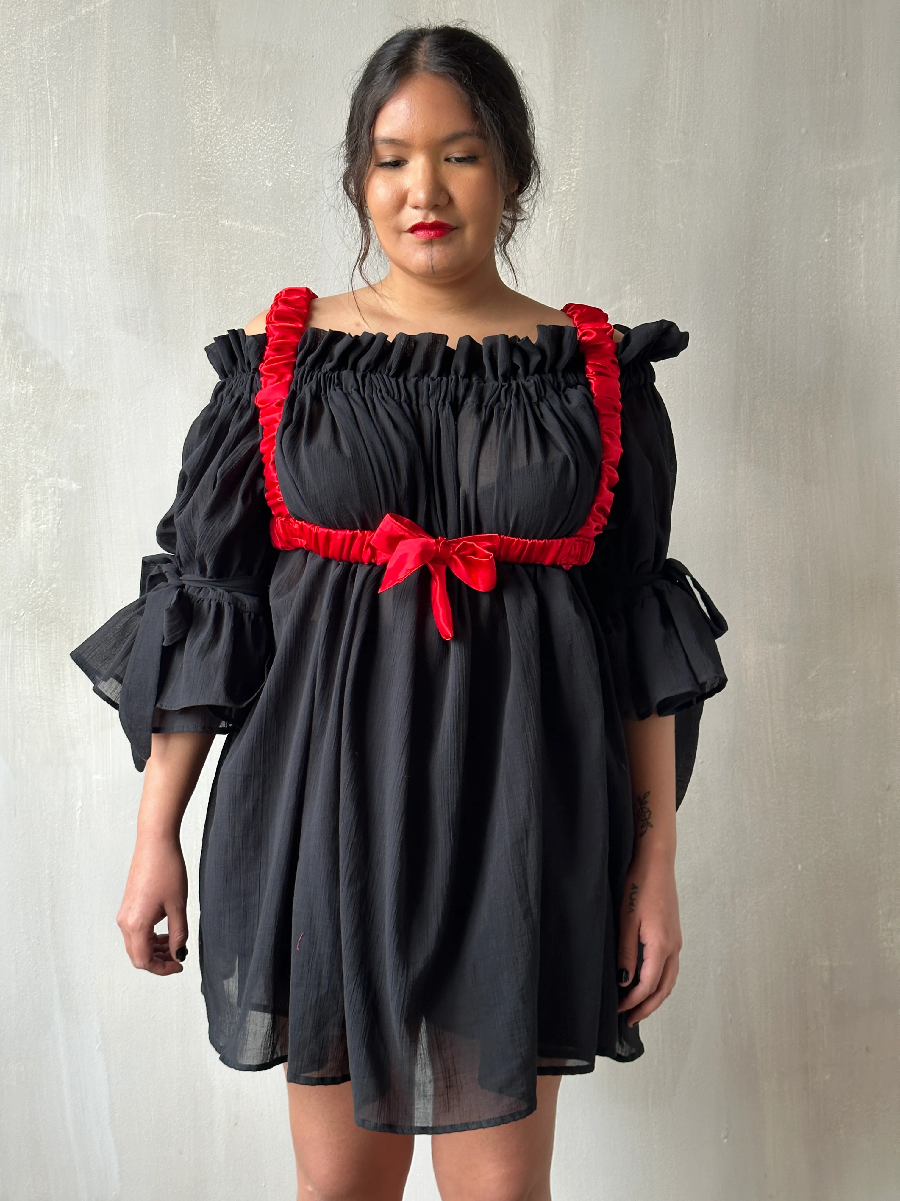 Spring '24 Red Satin Bow Harness - Image 6