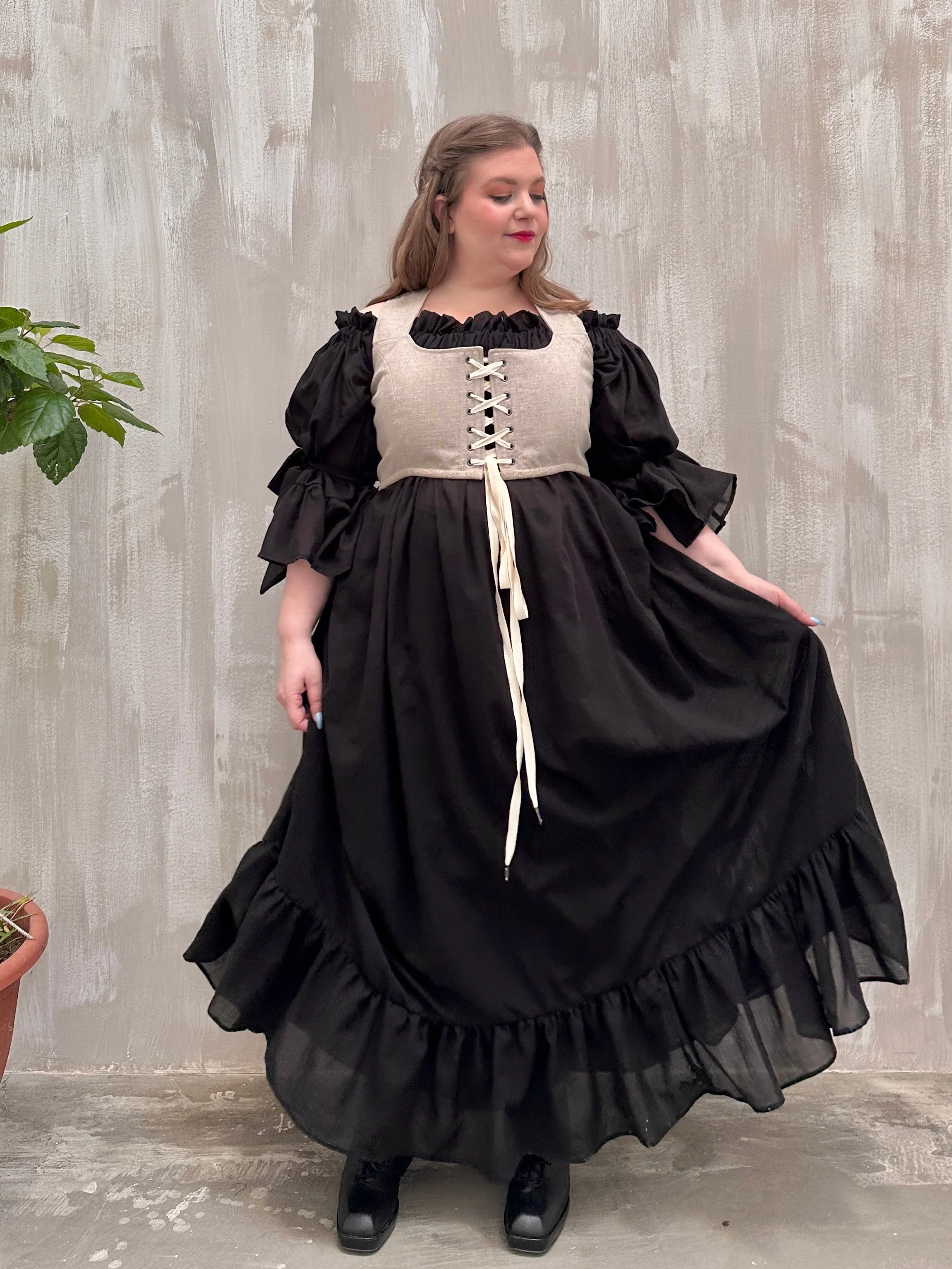 Maxi Paperbag Gown in Cotton Voile (Made-to-Order) - Image 10