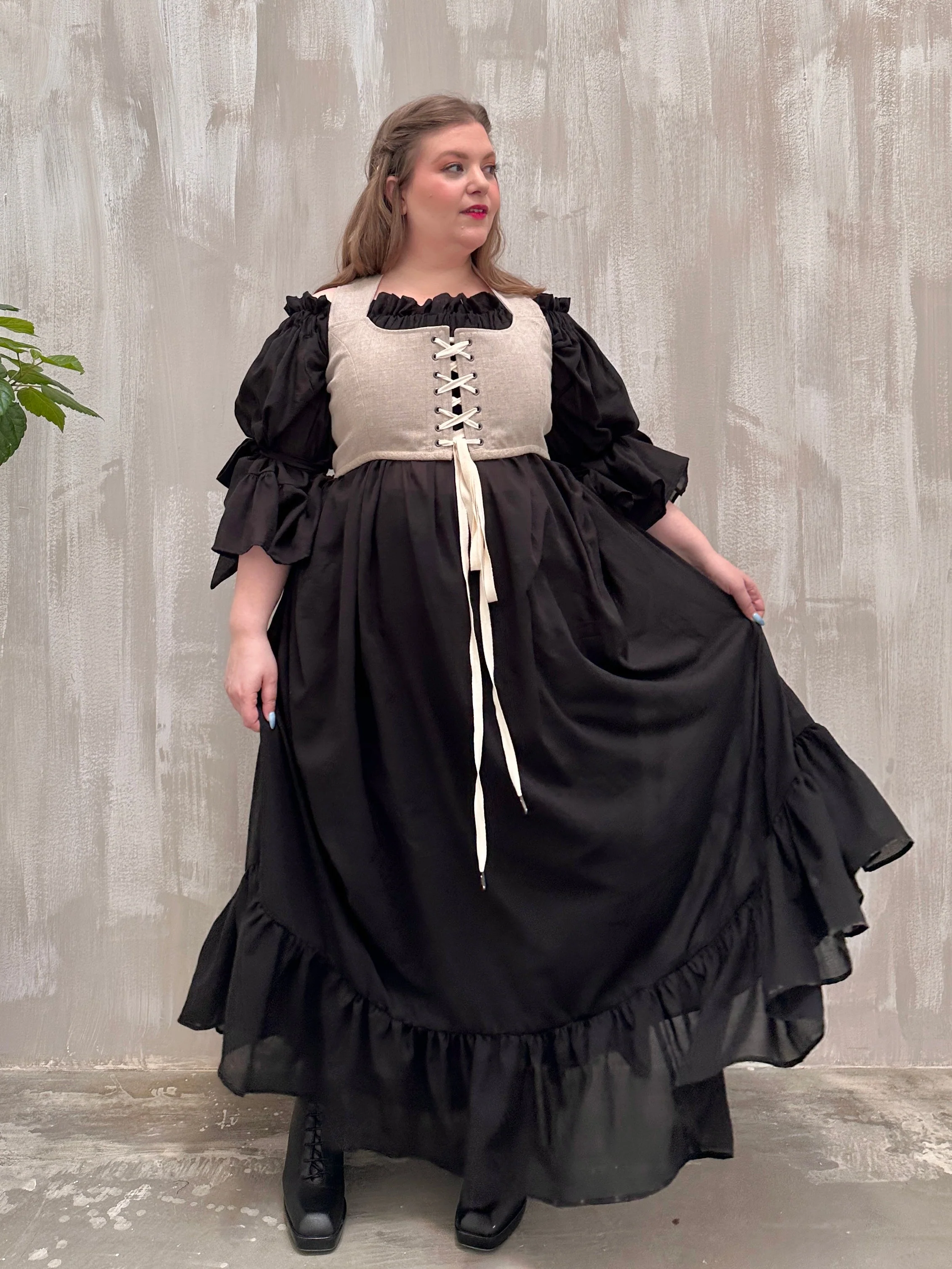 Maxi Paperbag Gown in Cotton Voile (Made-to-Order) - Image 11