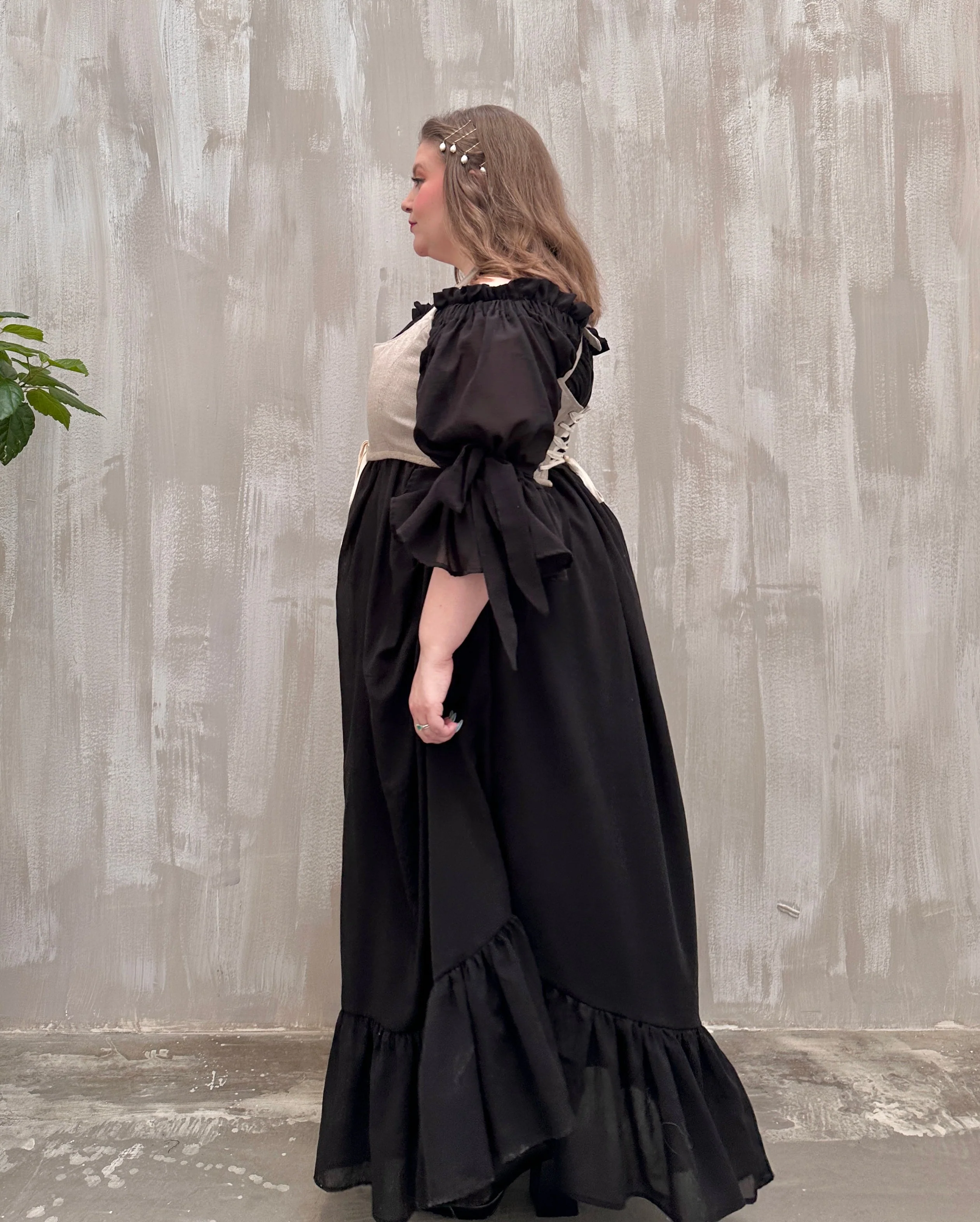 Maxi Paperbag Gown in Cotton Voile (Made-to-Order) - Image 13