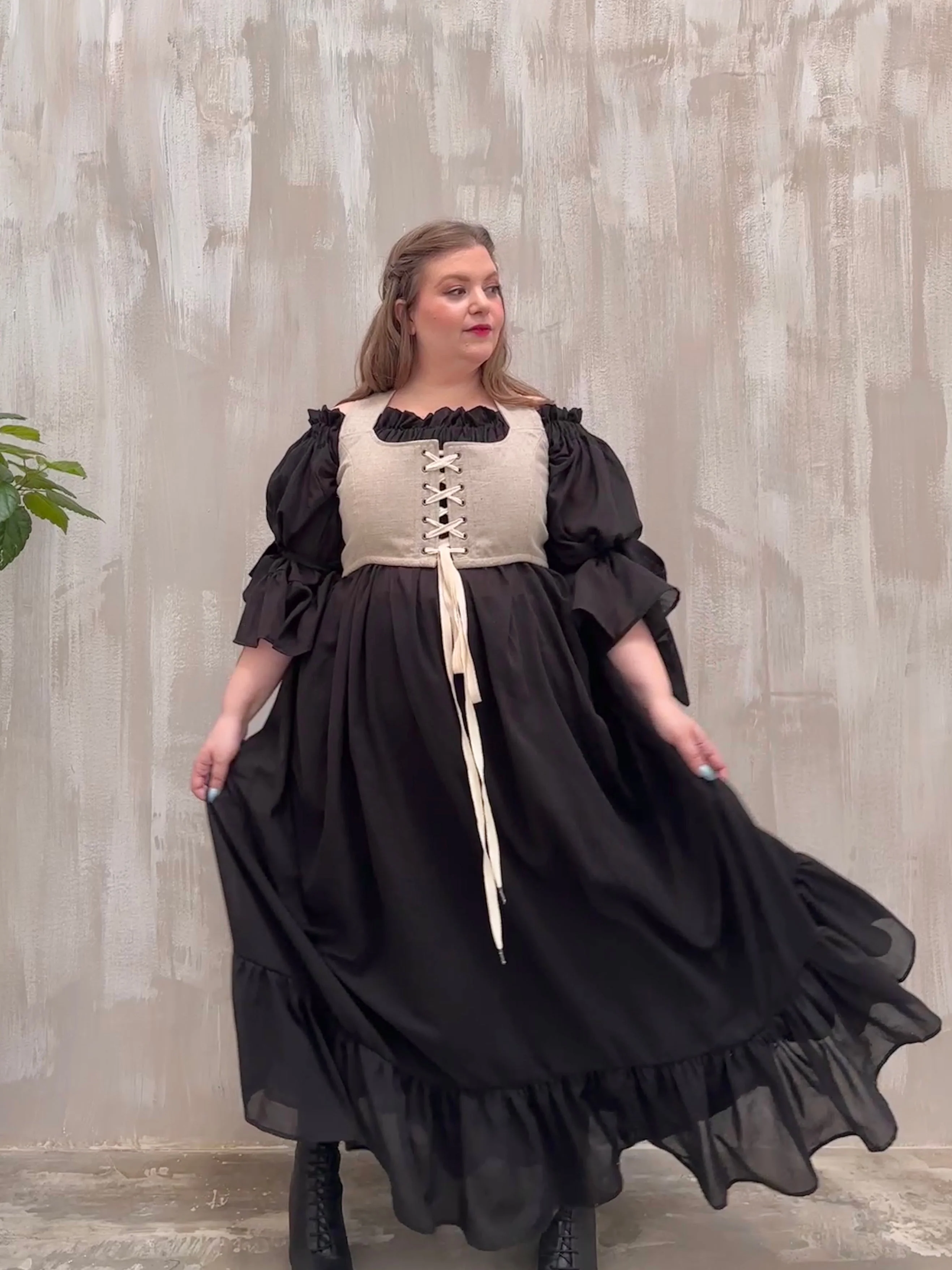 Maxi Paperbag Gown in Cotton Voile (Made-to-Order) - Image 14