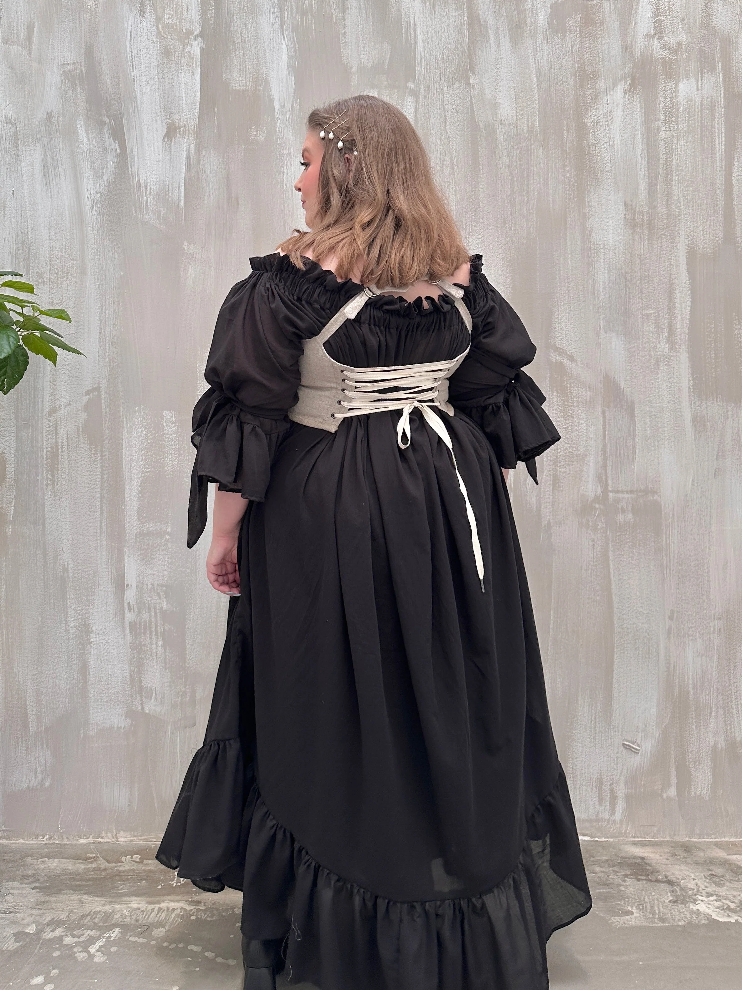 Maxi Paperbag Gown in Cotton Voile (Made-to-Order) - Image 16