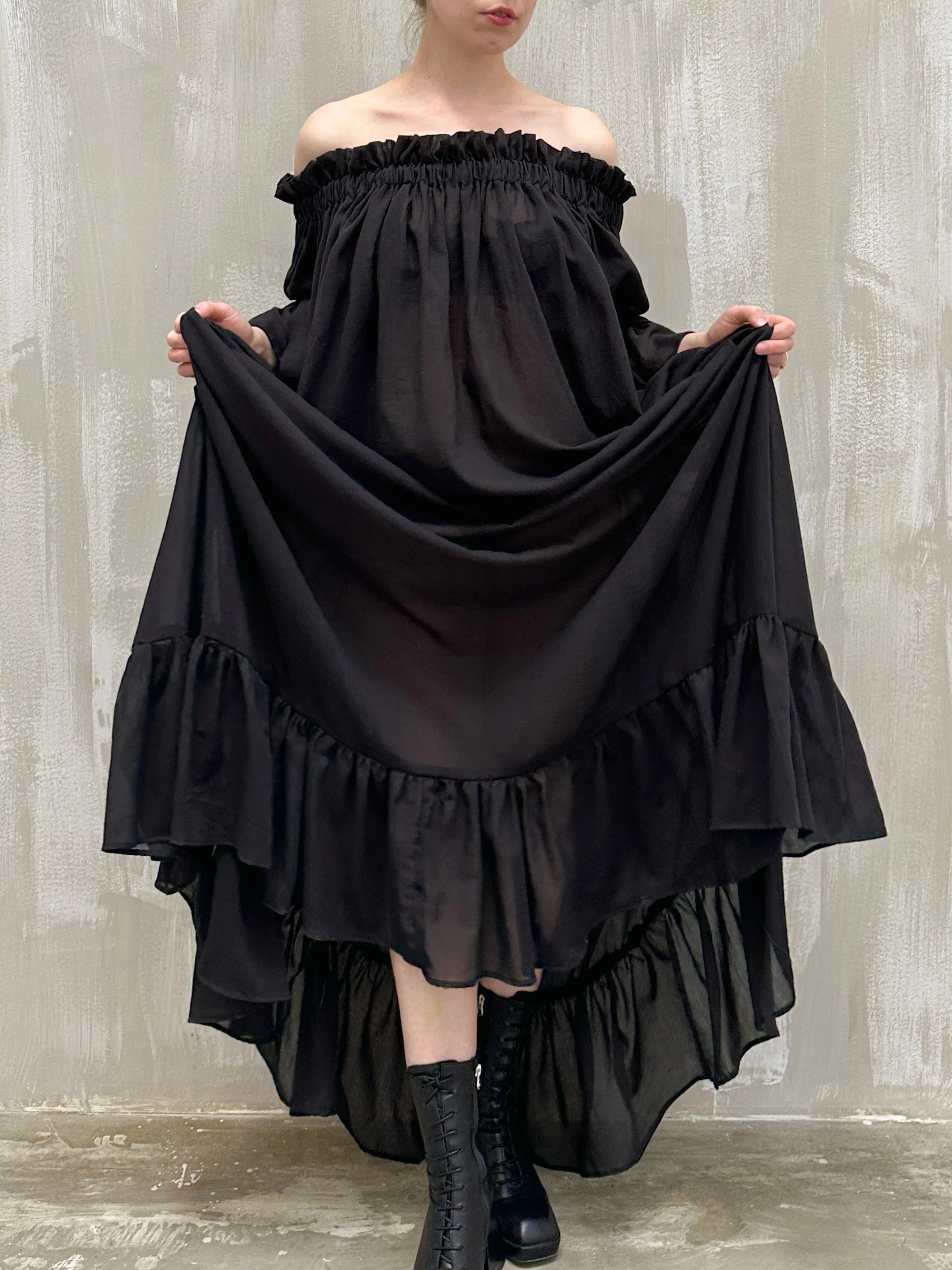 Maxi Paperbag Gown in Cotton Voile (Made-to-Order) - Image 20