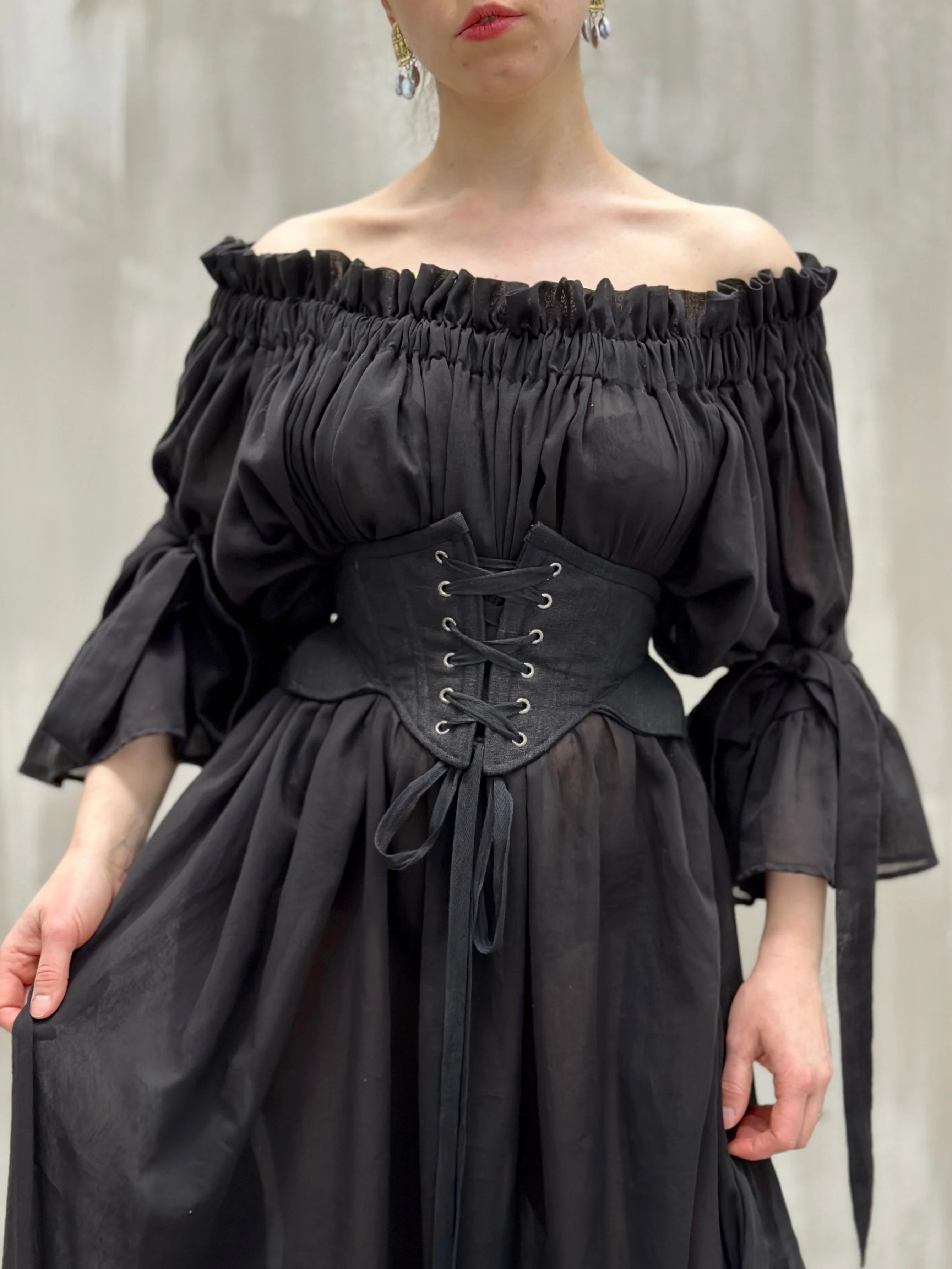 Maxi Paperbag Gown in Cotton Voile (Made-to-Order) - Image 22