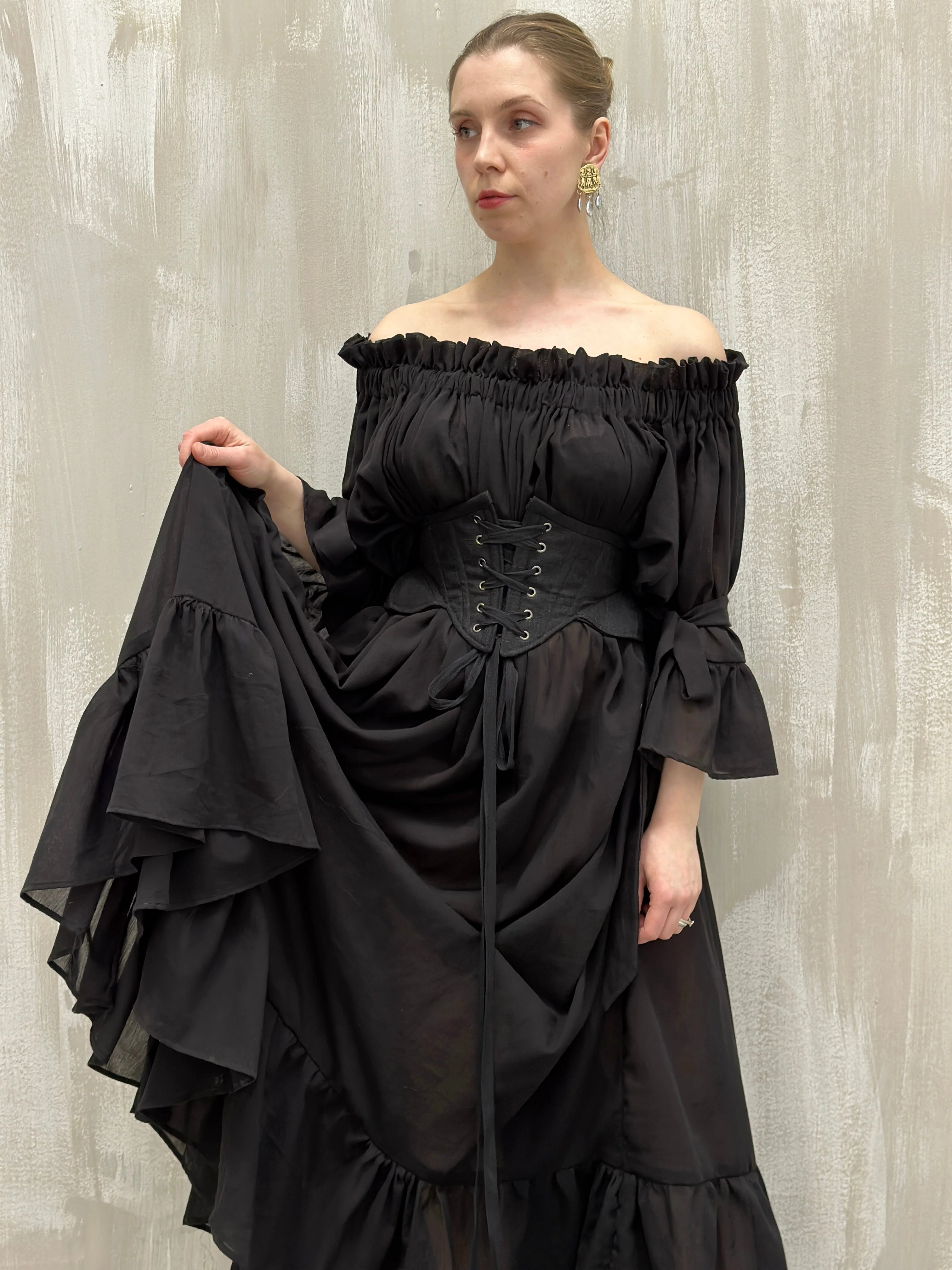 Maxi Paperbag Gown in Cotton Voile (Made-to-Order) - Image 24