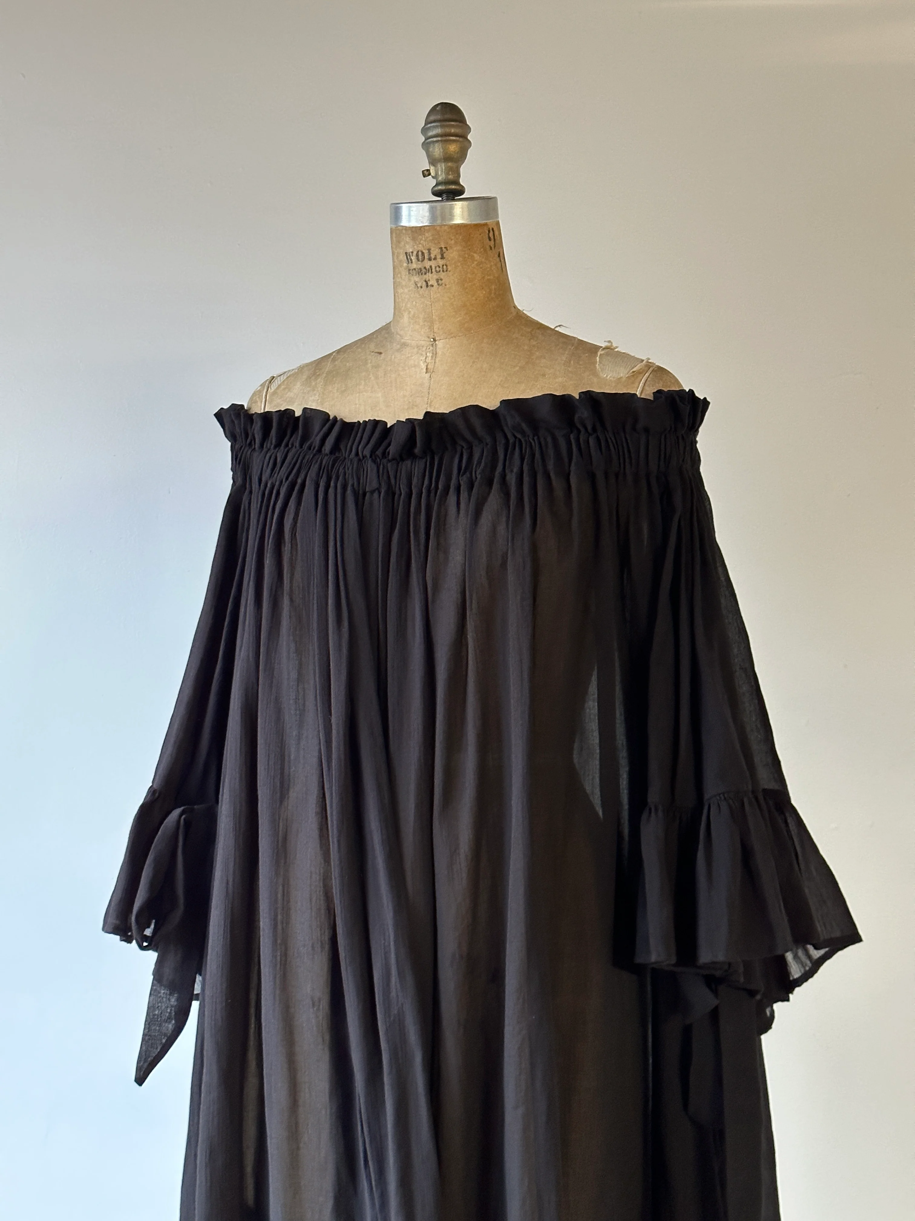 Maxi Paperbag Gown in Cotton Voile (Made-to-Order) - Image 26