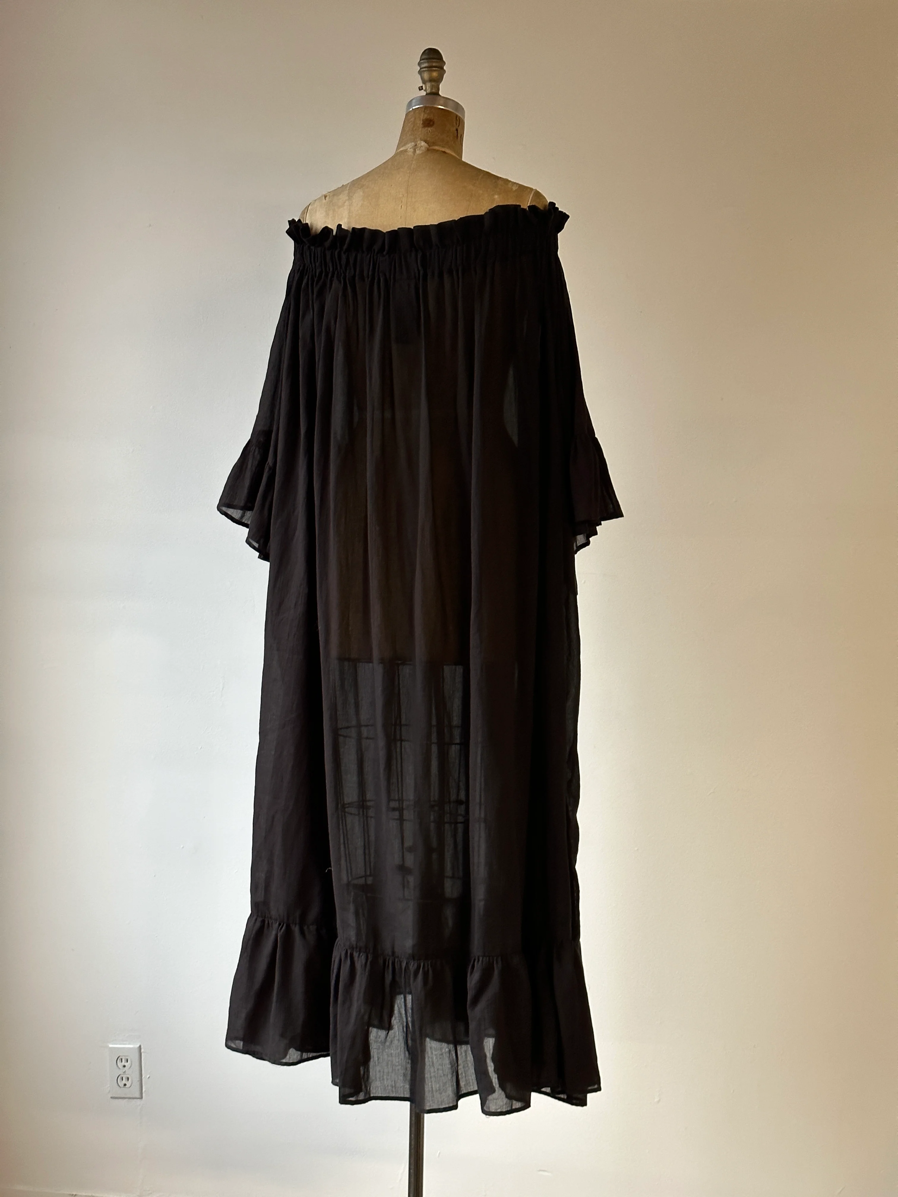 Maxi Paperbag Gown in Cotton Voile (Made-to-Order) - Image 5