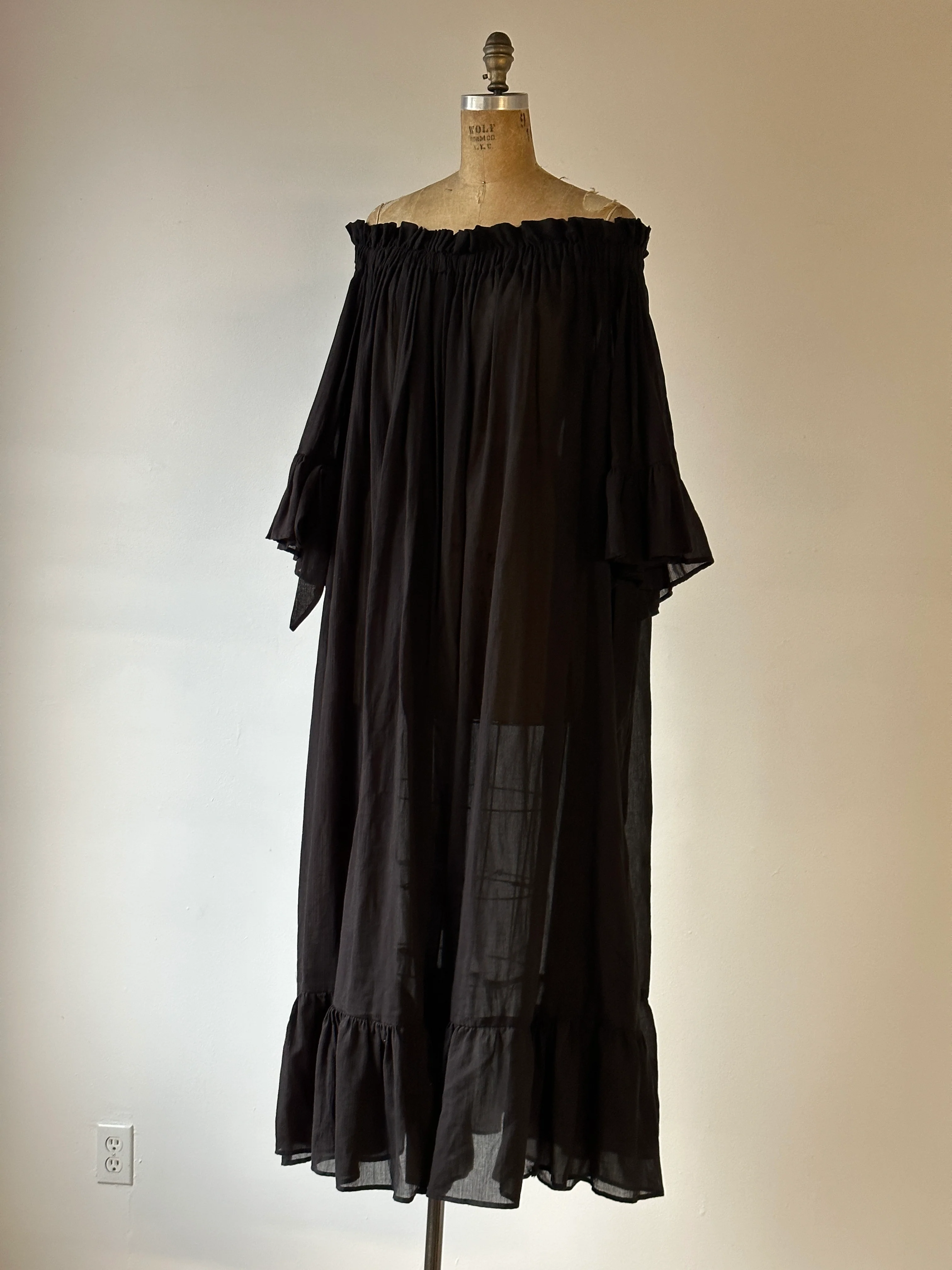 Maxi Paperbag Gown in Cotton Voile (Made-to-Order) - Image 6