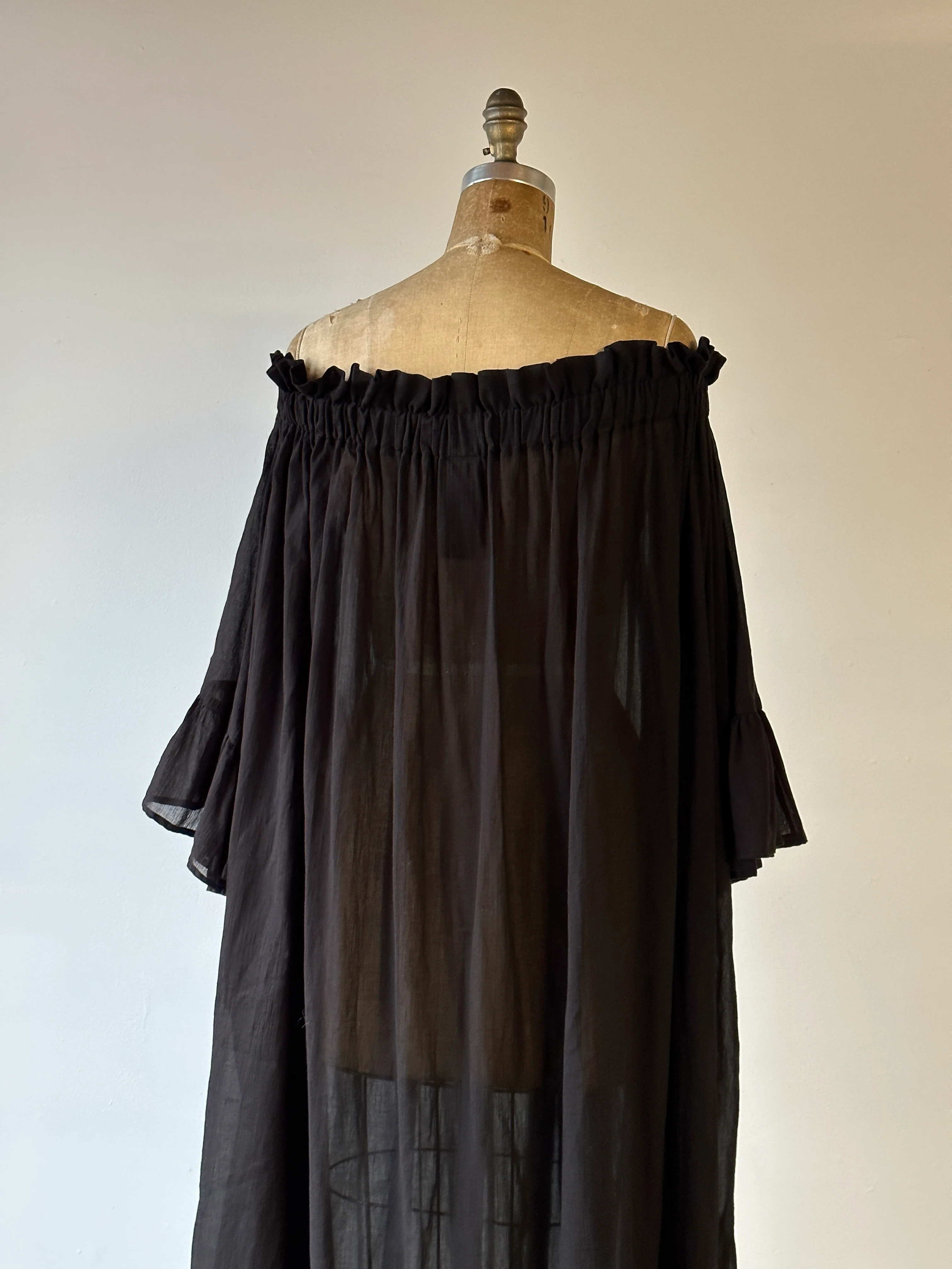 Maxi Paperbag Gown in Cotton Voile (Made-to-Order) - Image 7