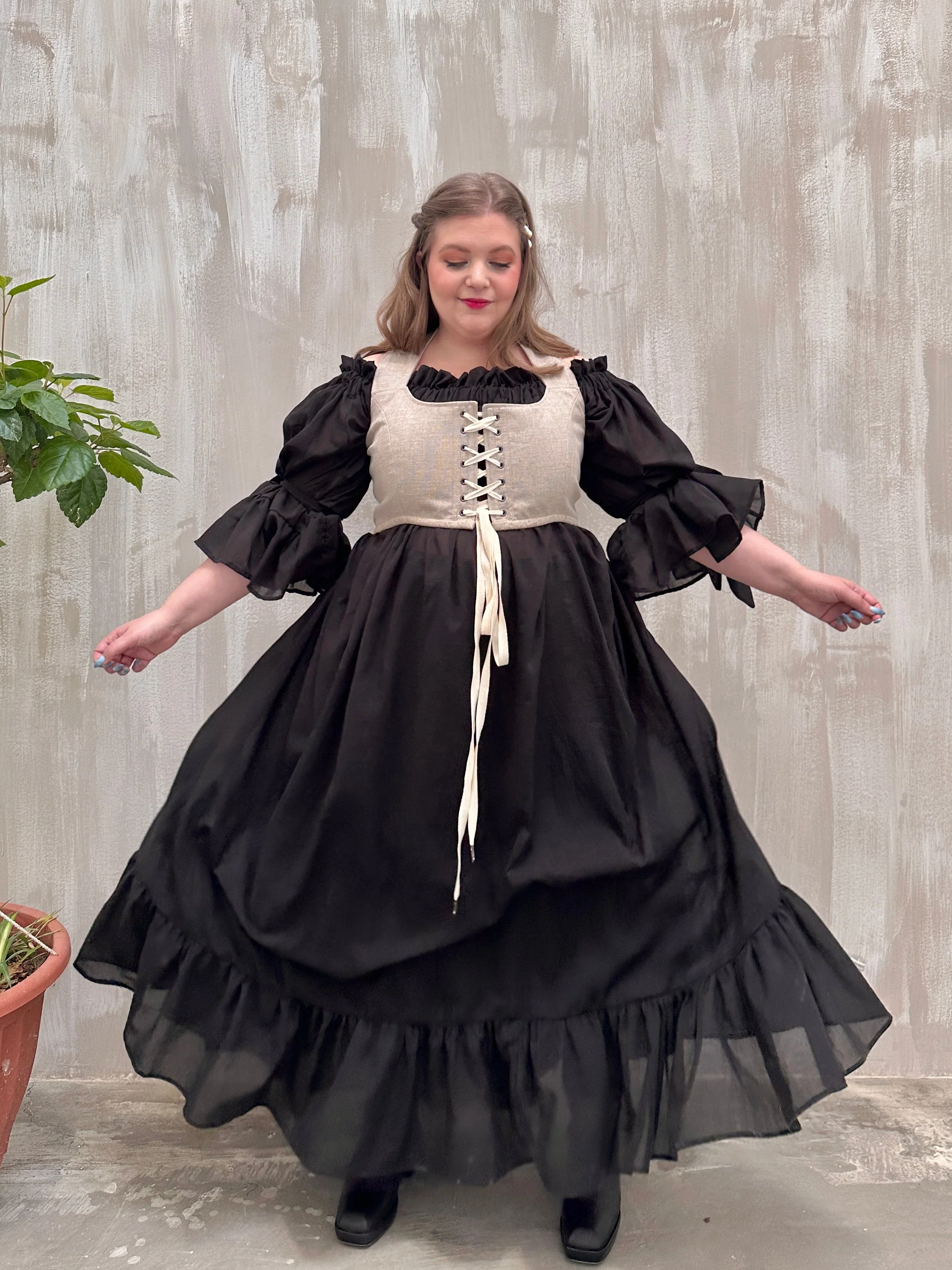 Maxi Paperbag Gown in Cotton Voile (Made-to-Order) - Image 8