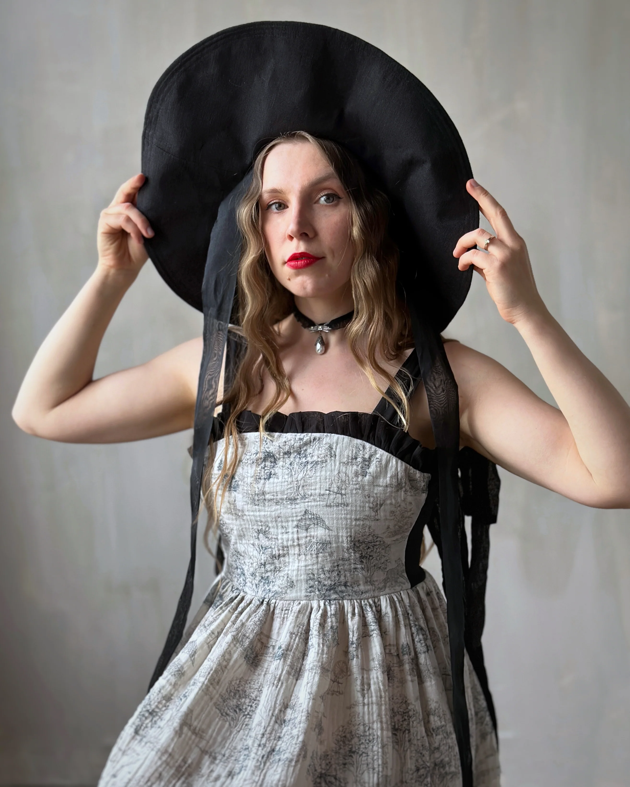 Heloise Dress in Toile de Jouy (Made-To-Order) - Image 11